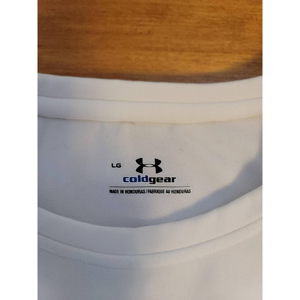 Under Armour youth Large White Long Sleeve Cold Gear - Picture 4 of 8